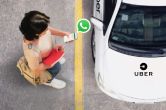 whatsapp, uber