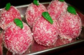 Strawberry Coconut Laddu