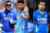 Gautam Gambhir, Yuvraj Singh MS Dhoni