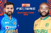 Ind vs SA 3rd T20 Live score