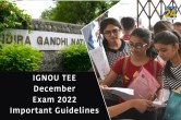 IGNOU TEE December Exam 2022