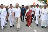 Sonia Gandhi in Bharat Jodo Yatra