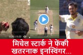 AUS vs WI Joshua Da Silva bowled Mitchell Starc on amazing inswinger ball