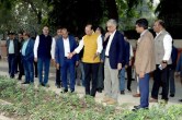 एनडीएमसी इलाके में विकासकार्य का जायजा लेते एलजी