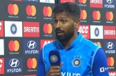 IND vs NZ Hardik Pandya on pitch