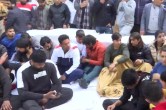Wrestlers Protest