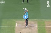 big bash league josh brown did a beautiful six standing up