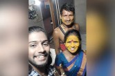 रत्ना बेटे व पति के साथ