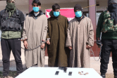 Jammu-Kashmir, Kulgam Police, terrorists, banned terror outfit HM, Arms And Ammunition, terror crimes, Kashmir Police