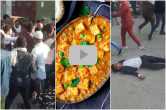 groom fufa not get matar paneer in wedding ruckus hit everyone guests fight in baghpat uttar pradesh video viral