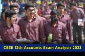 CBSE 12th Accounts Exam Analysis 2023