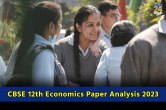 CBSE 12th Economics Paper Analysis 2023