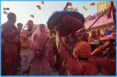 Mathura Holi 2023, Barsana Lathmar Holi, Nandgaon,