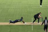 New Zealand Sri Lanka 1st ODI Strange run out