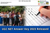 UGC NET Answer Key 2023