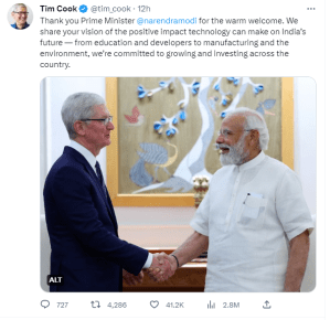 Apple delhi store, Tim cook, Apple saket, delhi news