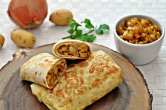 Breakfast Recipes, Potato Frankie Recipe, Potato Recipe, Frankie Recipe