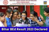 Bihar BEd Result 2023 Declared