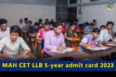 MAH CET LLB 5-year admit card 2023