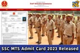 SSC MTS Admit Card 2023