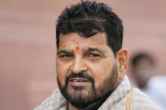 wrestlers protest,Brij Bhushan Sharan Singh,bajrang punia,Delhi Police,Sakshee Malikkh,Vinesh Phogat,Wrestlers Protest At Jantar Mantar,Anurag Thakur