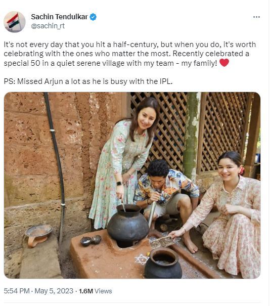 sachin tendulkar post