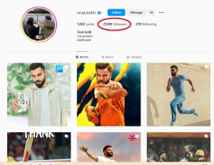 virat kohli instagram