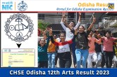 CHSE Odisha 12th Arts Result 2023