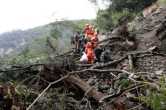 China mountain collapse, China landslide, Mountain collapse in China