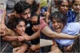 Delhi Police, Narendra Modi government, FIR against wrestlers, Bajrang Punia, Sakshi Malikkh, Vinesh Phogat