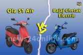 Ola S1 Air price Bajaj Chetak Electric mileage, auto news, ev scooters under 1 lakhs
