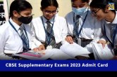 CBSE Supplementary Exams 2023 Admit Card