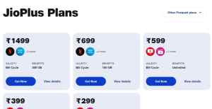 Jio postpaid plans