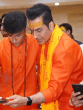 Sudhanshu Pandey celebrated his 49th Birthday by performing Rudra Abhishek
