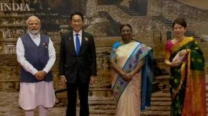 G20 summit Gala Dinner Japan First Lady Yuko Kishida in Indian attires