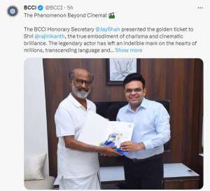 Rajinikanth got golden ticket for ODI World Cup 2023