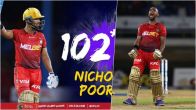 Nicholas Pooran Century 102 Run