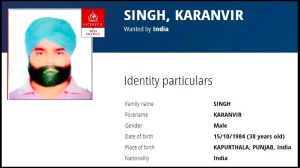 Interpol, Interpol Red Corner Notice, Khalistani terrorist Karanvir Singh, Karanvir Singh, Khalistan