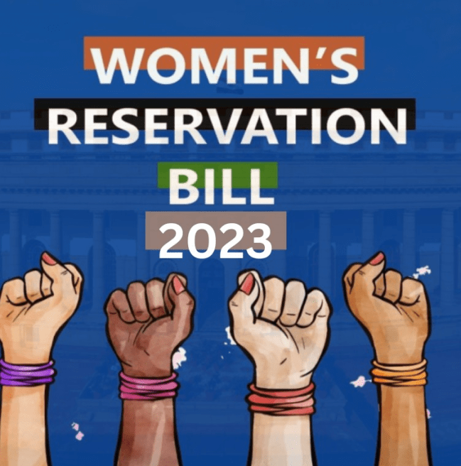 8. महिला आरक्षण बिल — नारी शक्ति वंदन अधिनियम (2023)