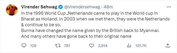 virender sehwag tweet 2