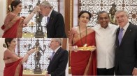 IOC President Thomas Bach Welcome Ambani House