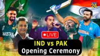 ODI World Cup 2023 IND vs PAK Opening Ceremony Live