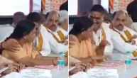 MP Satish Gautam Held Hand Of MLA Mukta Raja In Aligarh