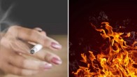 Old Man Angry with Girls Smoking Set Cafe on fire In Indore
