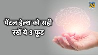 मेंटल हेल्थ को सही रखें ये 3 फूड