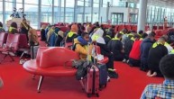Muslims Praying Namaz Paris Charles de Gaulle Airport