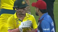 afg vs aus: david warner angry words with rashid khan after 4th over
