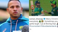 Usman Khwaja Gaza Support ICC Controversy Alleged For Double Standards