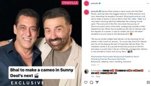 Salman Khan cameo in Sunny Deol&rsquo;s Film Safar