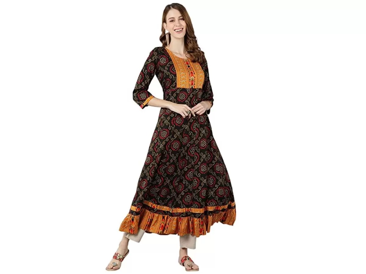 लॉन्ग लेंथ स्कर्ट 
